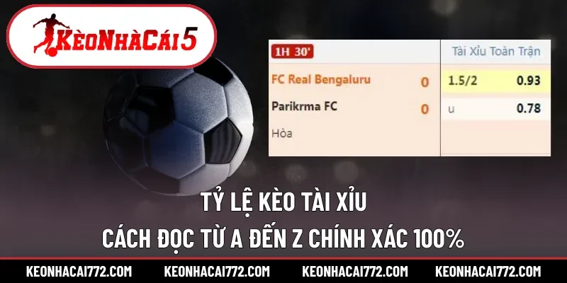 Tỷ lệ kèo tài xỉu