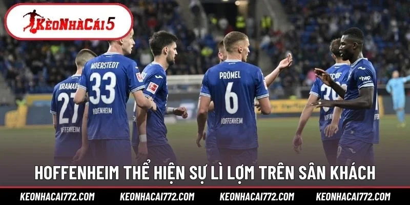 Hoffenheim thể hiện sự lì lợm trên sân khách